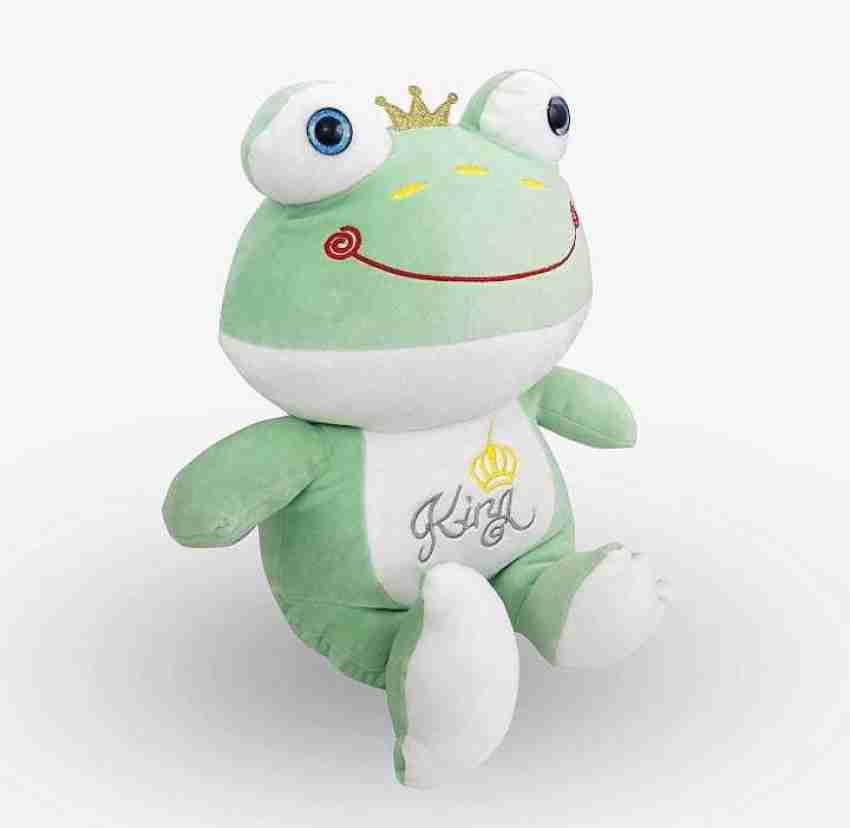Fun Zoo Cute Super Soft King Crown Frog Soft Toy for Kids,Soft Toy Stuffed  Frog Soft Toy - 35 cm - Cute Super Soft King Crown Frog Soft Toy for Kids,Soft  Toy