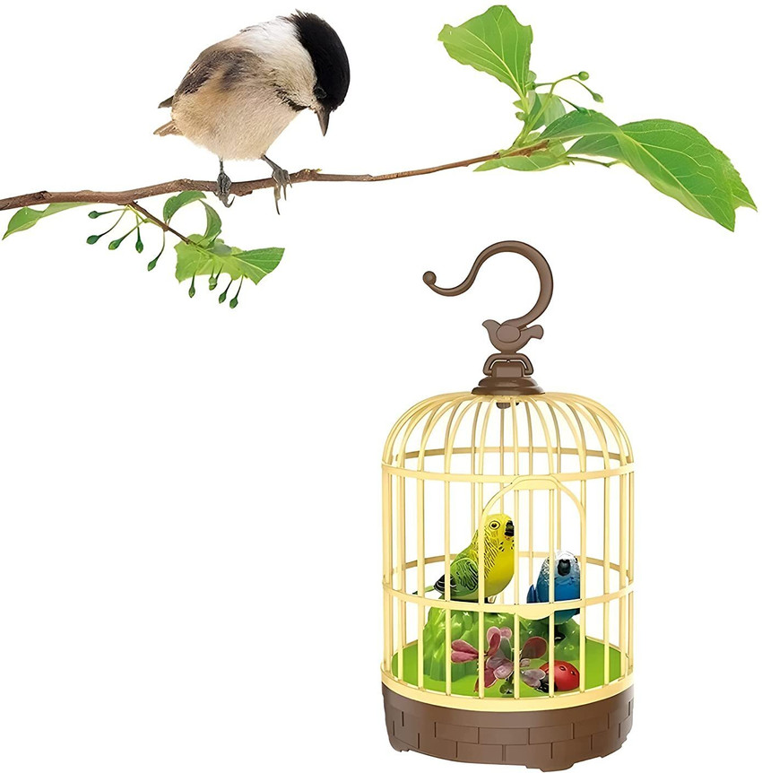 4AJ BAZAAR Electric Sounding Voice Birds Toys with Birdcage for Kids Pack of 1 Bird House Price in India Buy 4AJ BAZAAR Electric Sounding Voice Birds Toys with Birdcage for Kids