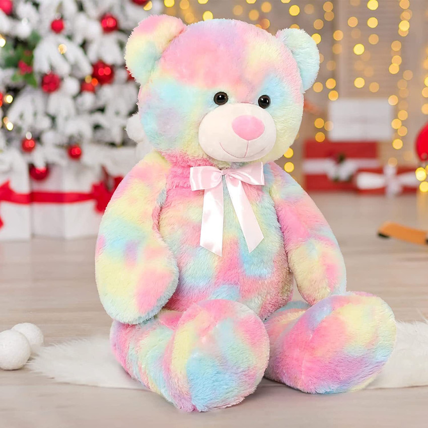 Big rainbow teddy bear shop