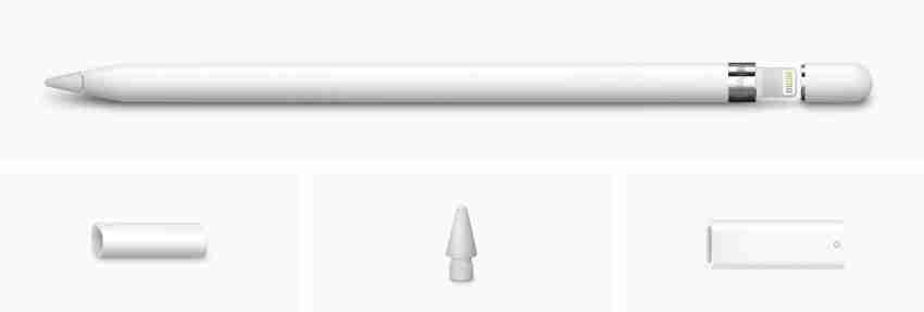 Apple Pencil (1st Gen 2022) - Includes USB-C to Pencil Adapter 