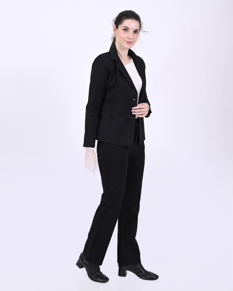 Rajo Blazer Pant 2 Piece Set for Office Casual Solid Women Suit Buy Rajo Blazer Pant 2 Piece Set for Office Casual Solid Women Suit Online at Best Prices in India Flipkart