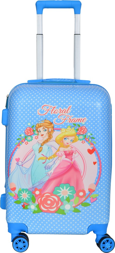 D Paradise Princess suitcase( trolley bag) for kids and girls Cabin Suitcase  - 21 inch Pink - Price in India