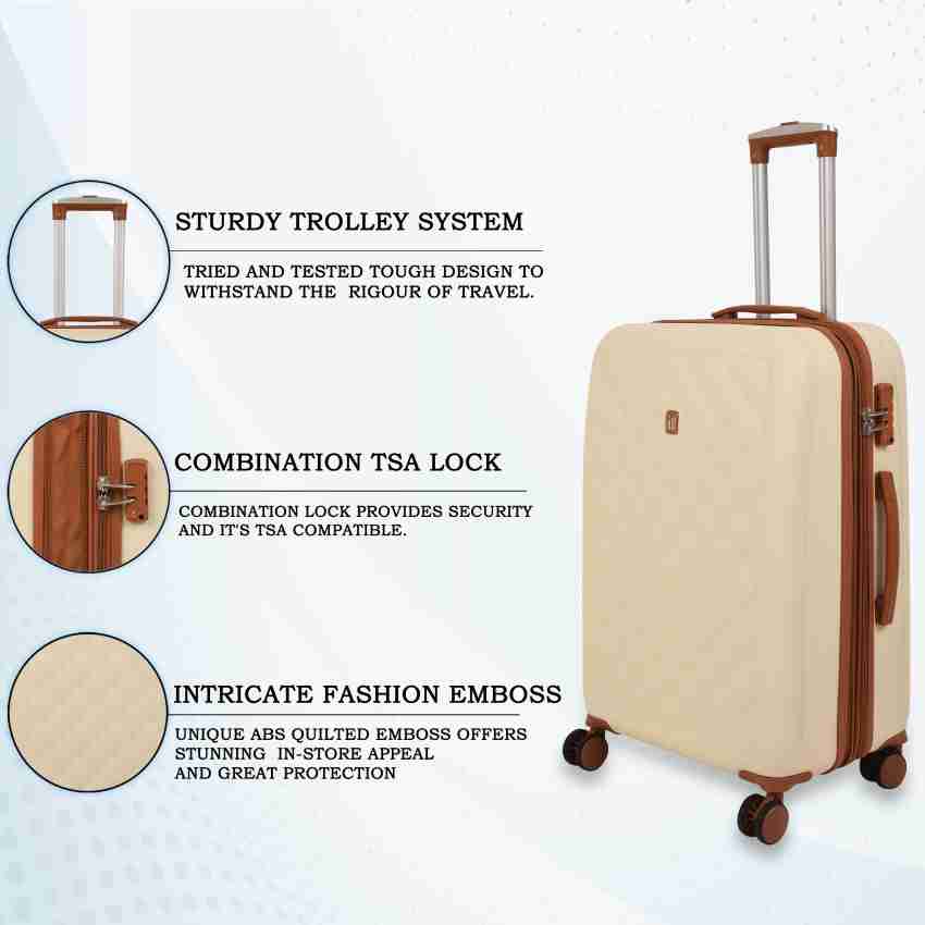 It luggage fashionista cabin cheap case cream