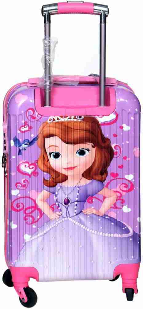 D Paradise Princess suitcase( trolley bag) for kids and girls Cabin Suitcase  - 21 inch Pink - Price in India