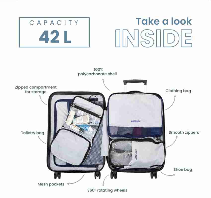 Assembly Luggage and Travel Bag : Buy Assembly Cabin Trolley Bag