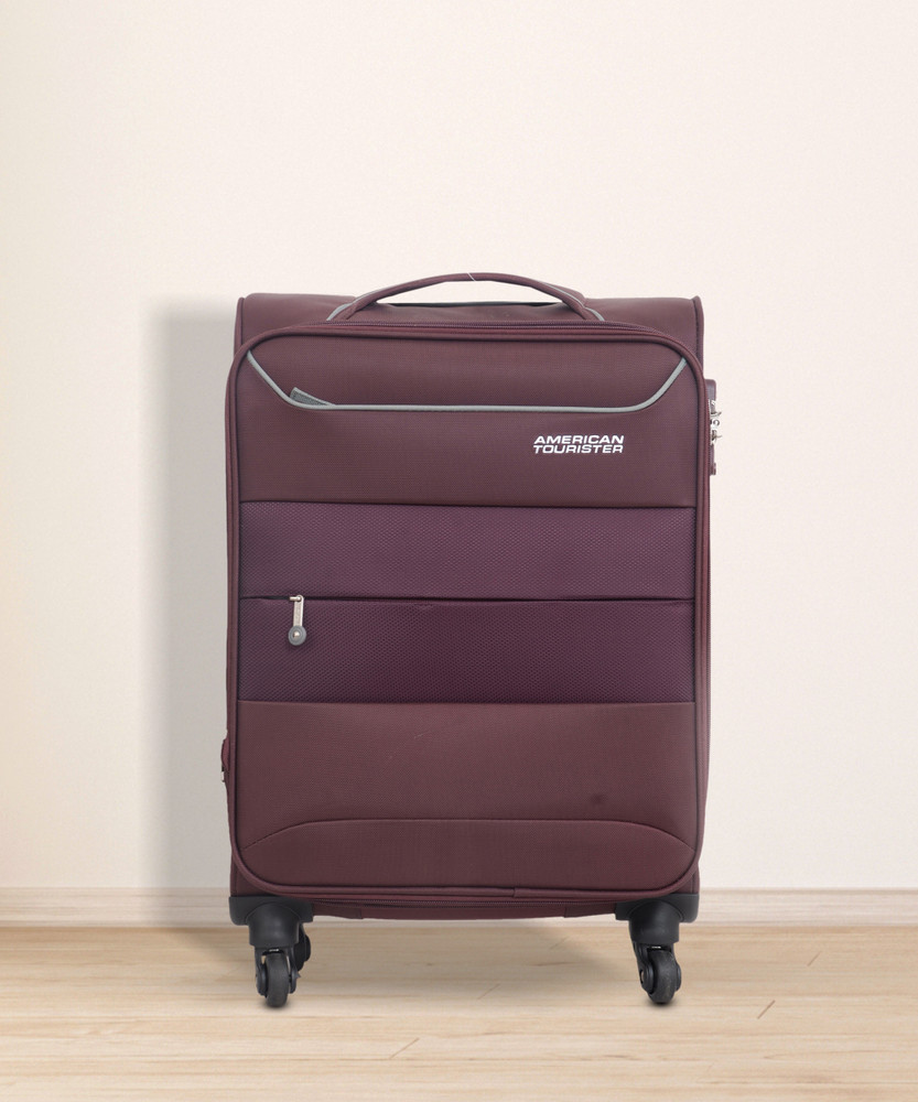 AMERICAN TOURISTER Amer Atlantis 57 cm Expandable Cabin Suitcase 4 Wheels 22 inch Burgundy Price in India Flipkart
