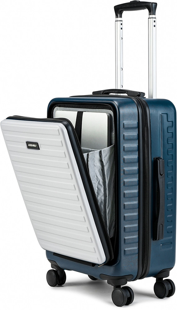 Polycarbonate trolley luggage outlet