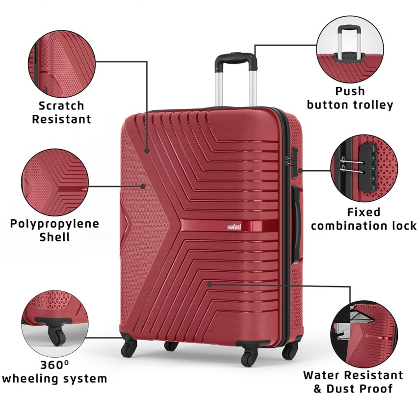 SAFARI ZENO 75 Check-in Suitcase 4 Wheels - 30 inch