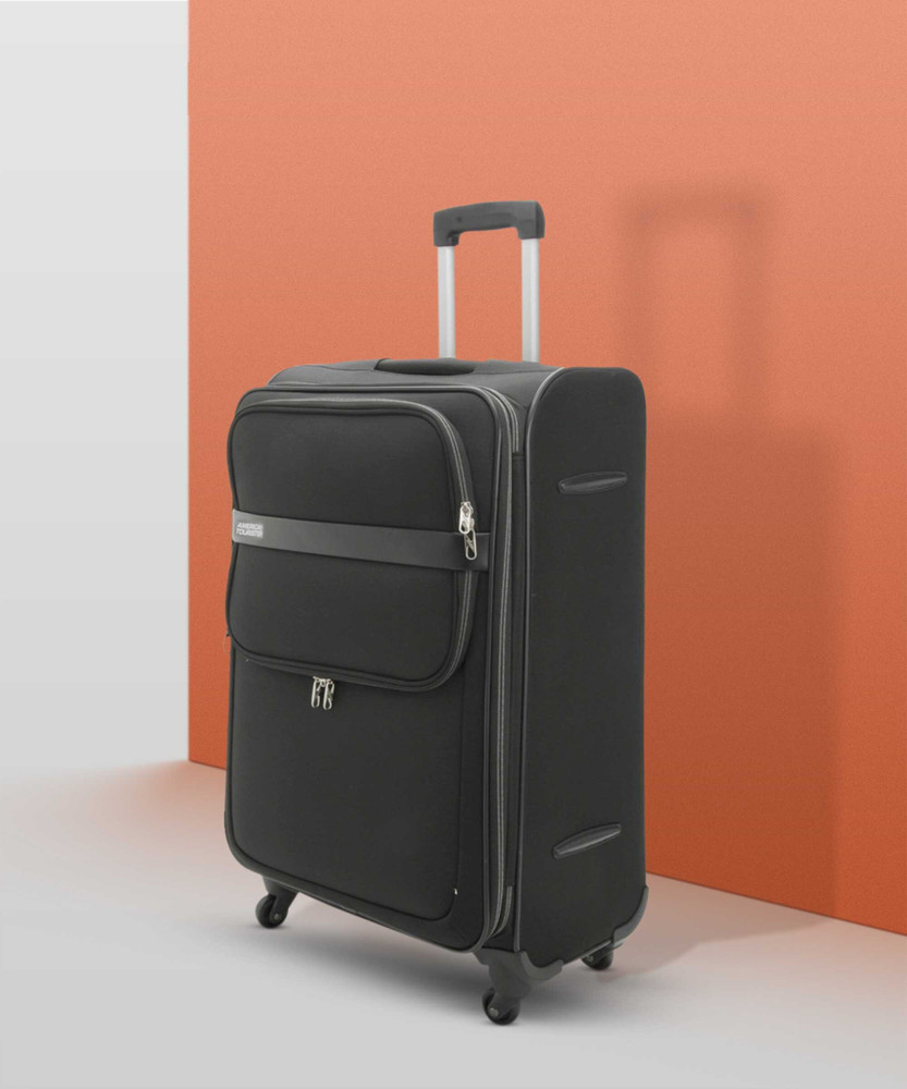 AMERICAN TOURISTER DC Superlite II Expandable Check in Suitcase 4 Wheels 26 inch Black Price in India Flipkart