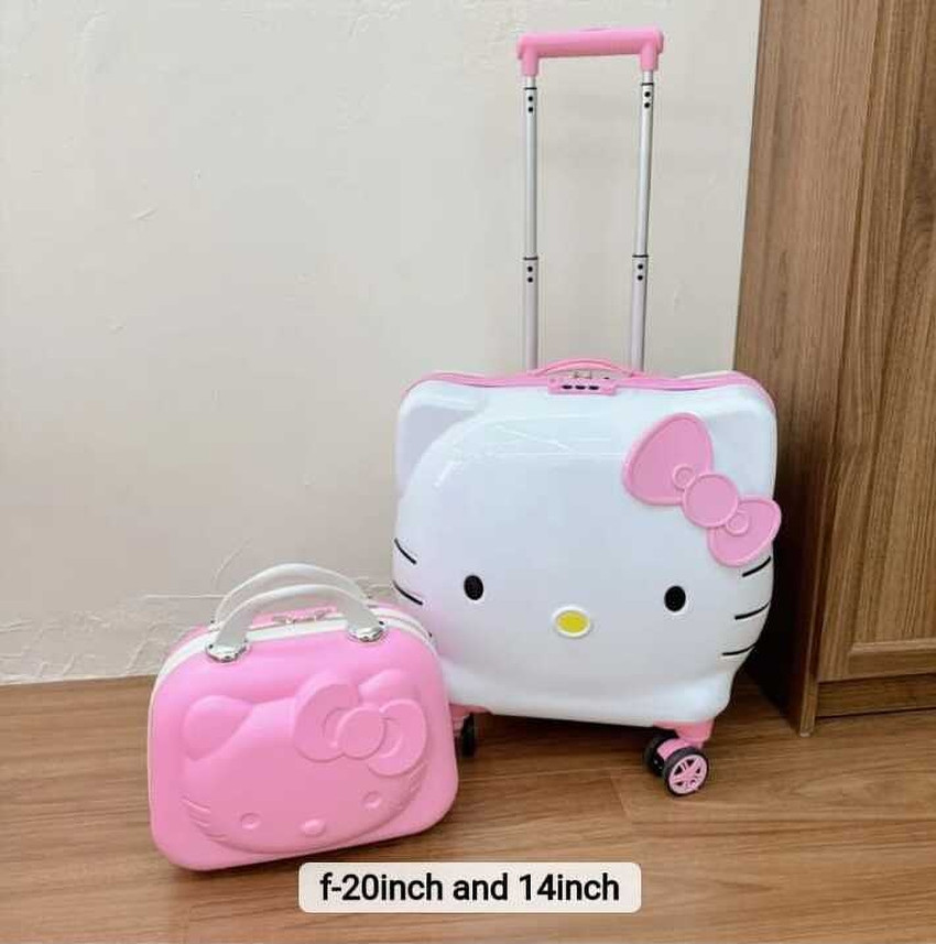 Hello kitty trolley suitcase clearance