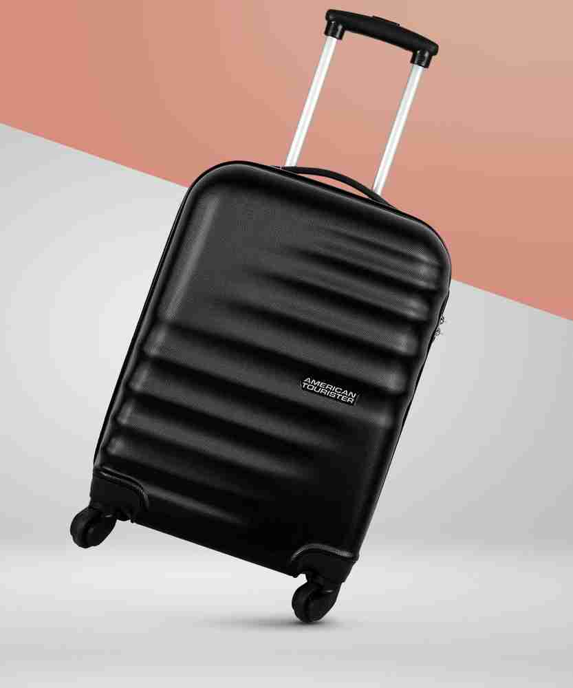 AMERICAN TOURISTER Preston Cabin Suitcase 4 Wheels 22 inch Black Price in India Flipkart