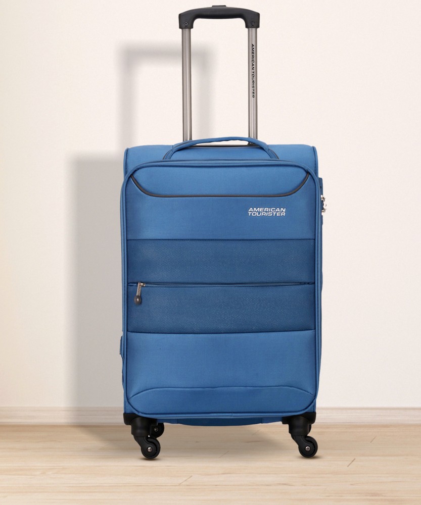 AMERICAN TOURISTER AMT ATLANTIS Travel Luggage Suitcase Expandable Check in Suitcase 4 Wheels 27 inch Blue Price in India Flipkart