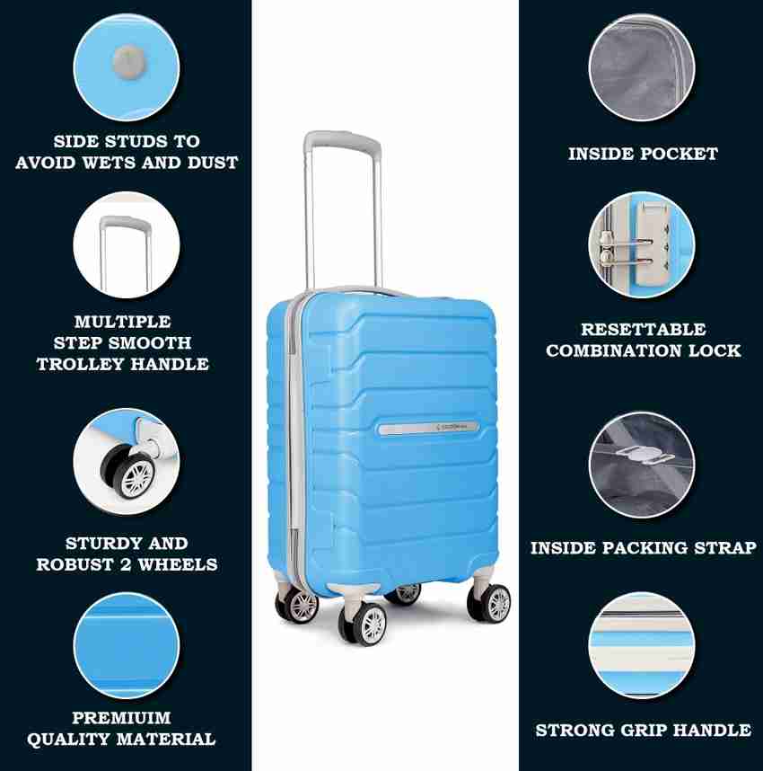 Luggage with 360 degree wheels cheap