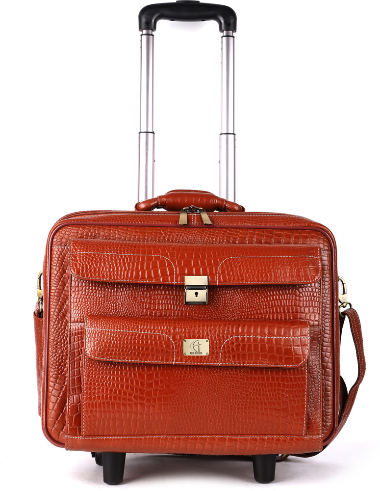Leather cabin bag online