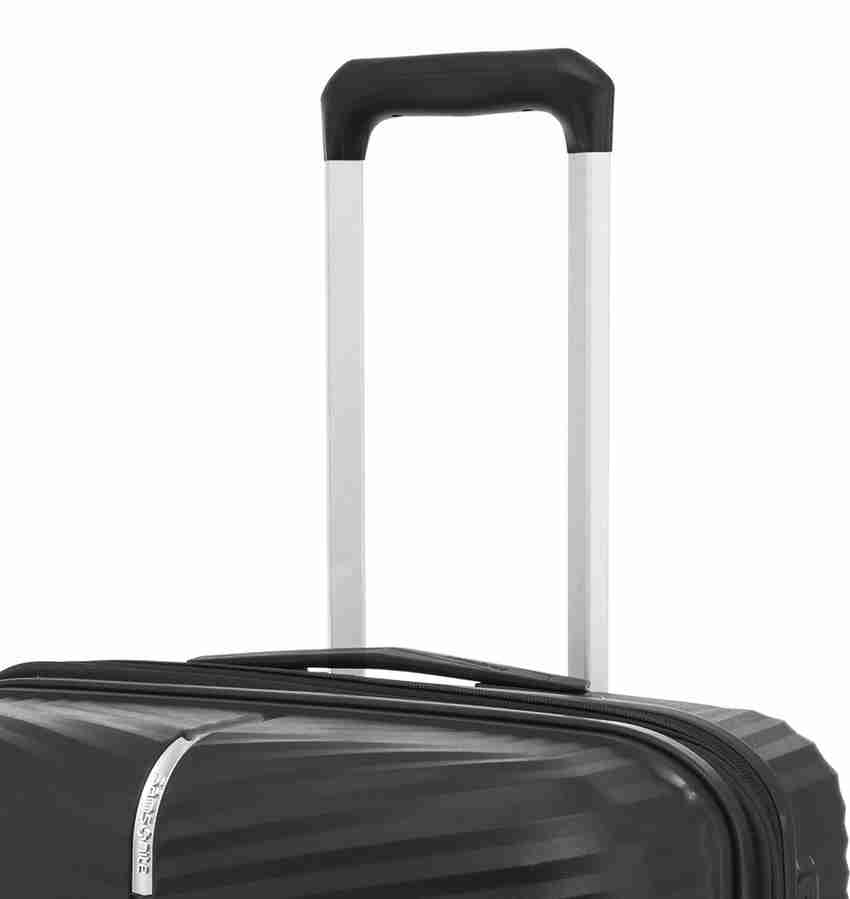 SAMSONITE SAM VARRO SP68 25 EXP BLACK Expandable Check in Suitcase 8 Wheels 27 inch BLACK Price in India Flipkart