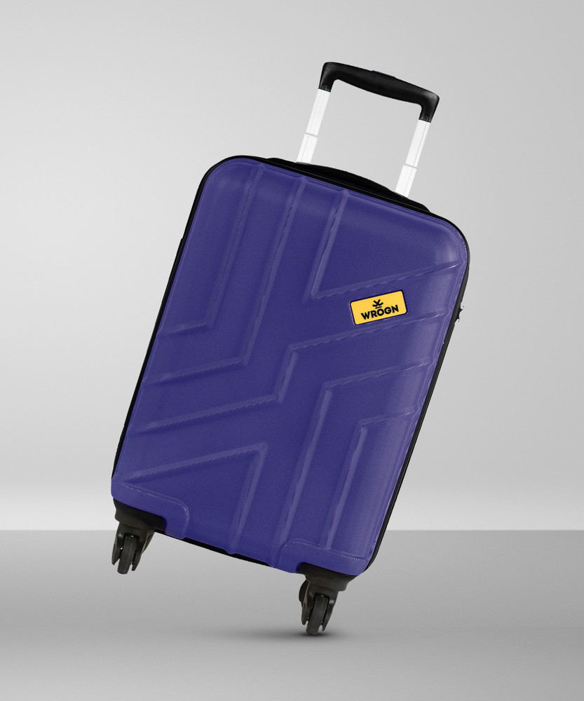 WROGN Maze- Mid Night Blue Cabin Suitcase - 22 inch Mid Night Blue - Price  in India | Flipkart.com