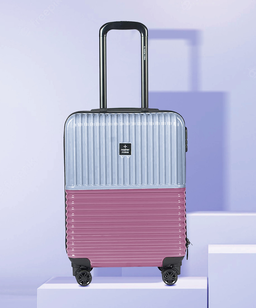 NASHER MILES Istanbul Hard sided ABS and PC Cabin Luggage Silver