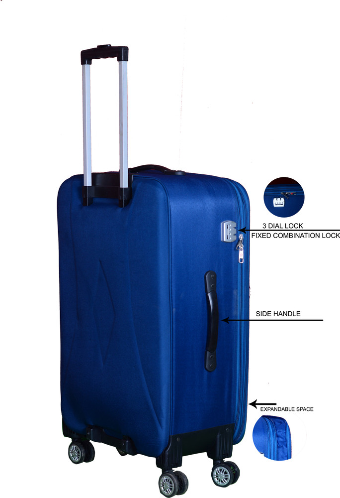 Cabinet Trolley Bag 28 inch for suitcase and luggage Bag Sky Blue Expandable Cabin Suitcase 4 Wheels 28 inch Sky Blue Price in India Flipkart