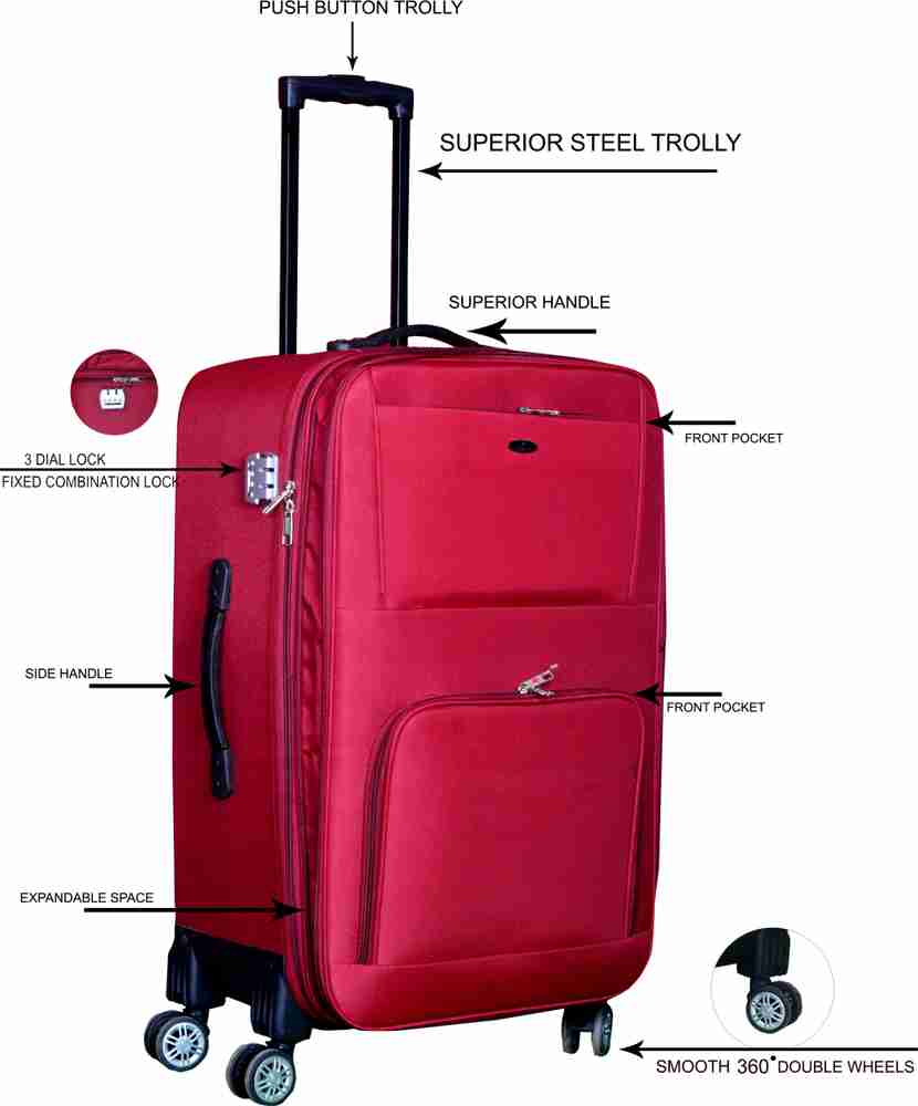 Button spot frame backpack with wheels cheap