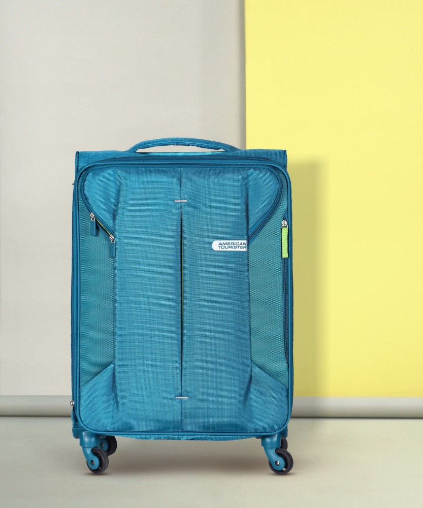 AMERICAN TOURISTER Spectralite TSA Spinner Soft trolley 67 cm Emerald Expandable Check in Suitcase 4 Wheels 27 inch Emerald Price in India Flipkart