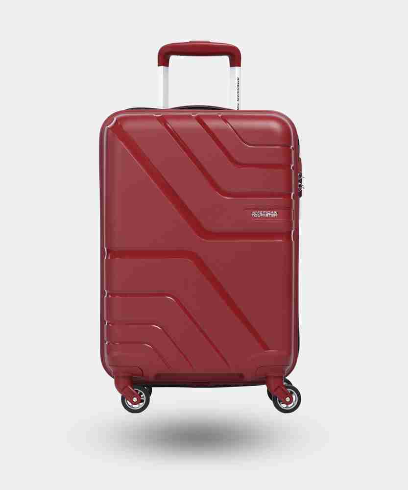 AMERICAN TOURISTER Upland Dark Red Trolley Bag AMT UPLAND SP 55 20 D.RED Cabin Suitcase 4 Wheels 22 inch Red Price in India Flipkart