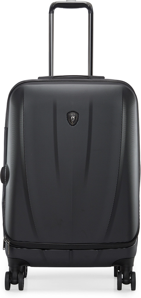 Heys VINTAGE Expandable Check in Suitcase 4 Wheels 26 inch BLACK Price in India Flipkart