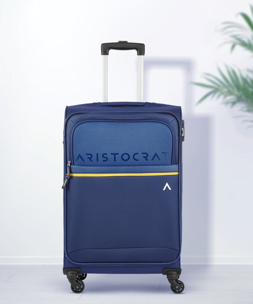 ARISTOCRAT Brezza 69 Softbody Trolley Bag Check in Suitcase 4 Wheels 24 inch