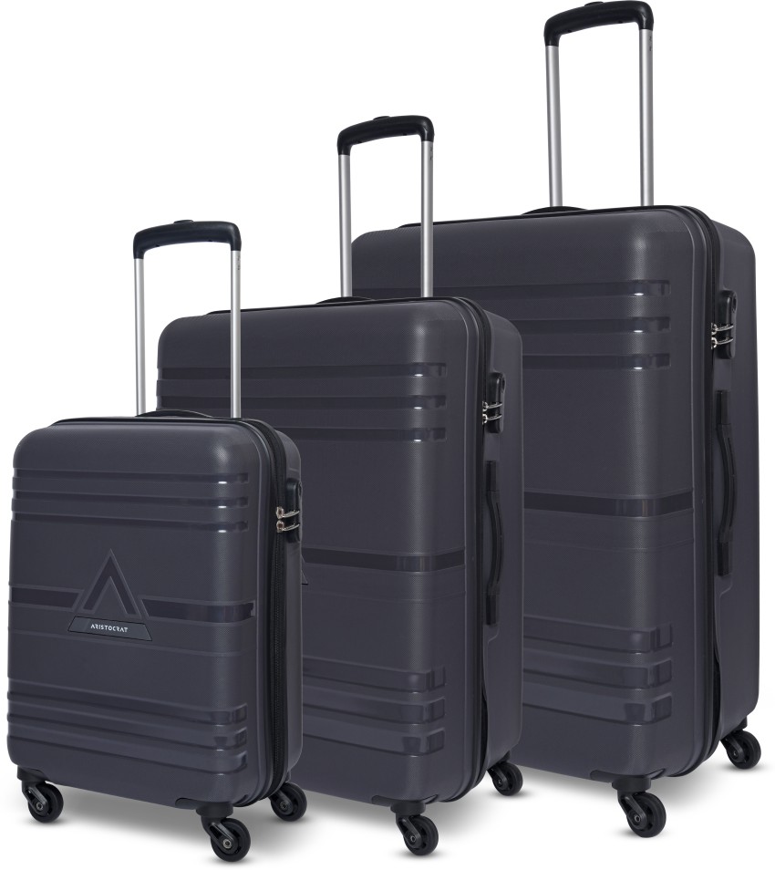 ARISTOCRAT Airstop Cabin Medium Large Set Of 3 Grey Hardcase 4