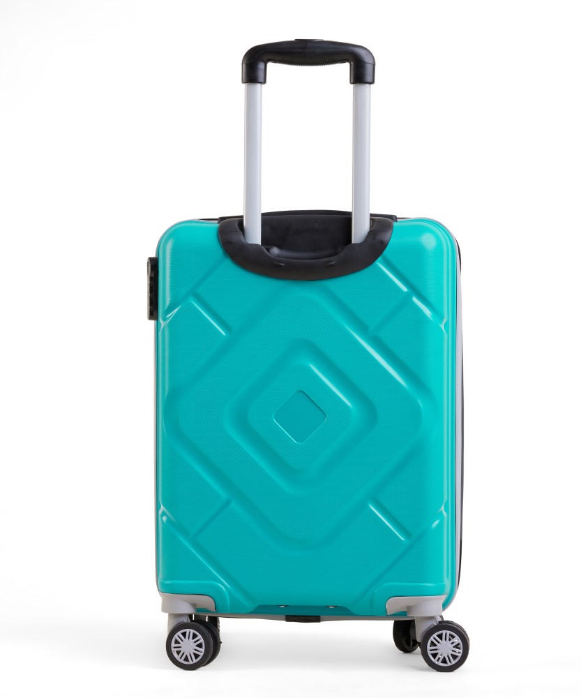 flymiles Large Suitcase bag Expandable Cabin Check in Set 8 Wheels 24 inch Teal Price in India Flipkart