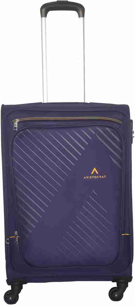 ARISTOCRAT FORT 68 MEDIUM SIZE Check in Suitcase 4 Wheels 24 inch BLUE Price in India Flipkart