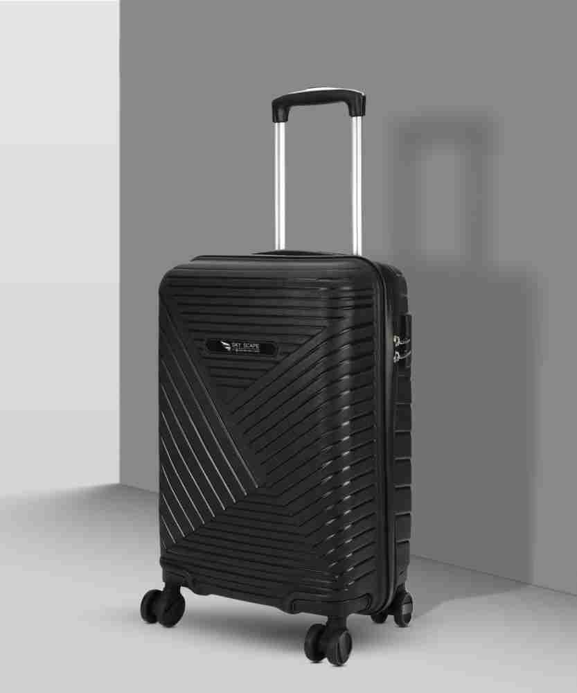 SKYSCAPE BY SWISS MILITARY by SWISS MILITARY Orion Hardtop Cabin Suitcase 4 Wheels 20 inch Black Price in India Flipkart