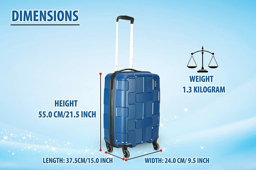 55cm luggage size outlet