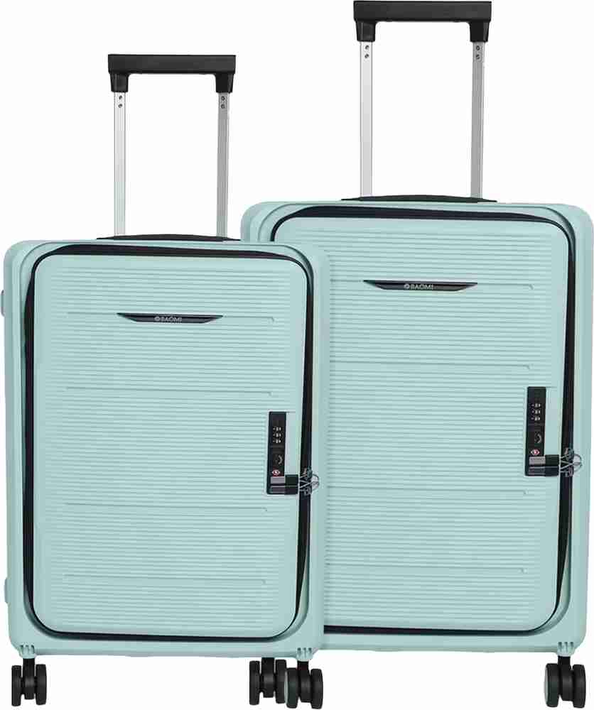 KUBER INDUSTRIES Trolley Bags for Suitcase|Lightweight Luggage Bag|20M-24M  Inch|Light Mint Expandable Cabin Suitcase 8 Wheels - 25 inch Light Mint -  Price in India | Flipkart.com