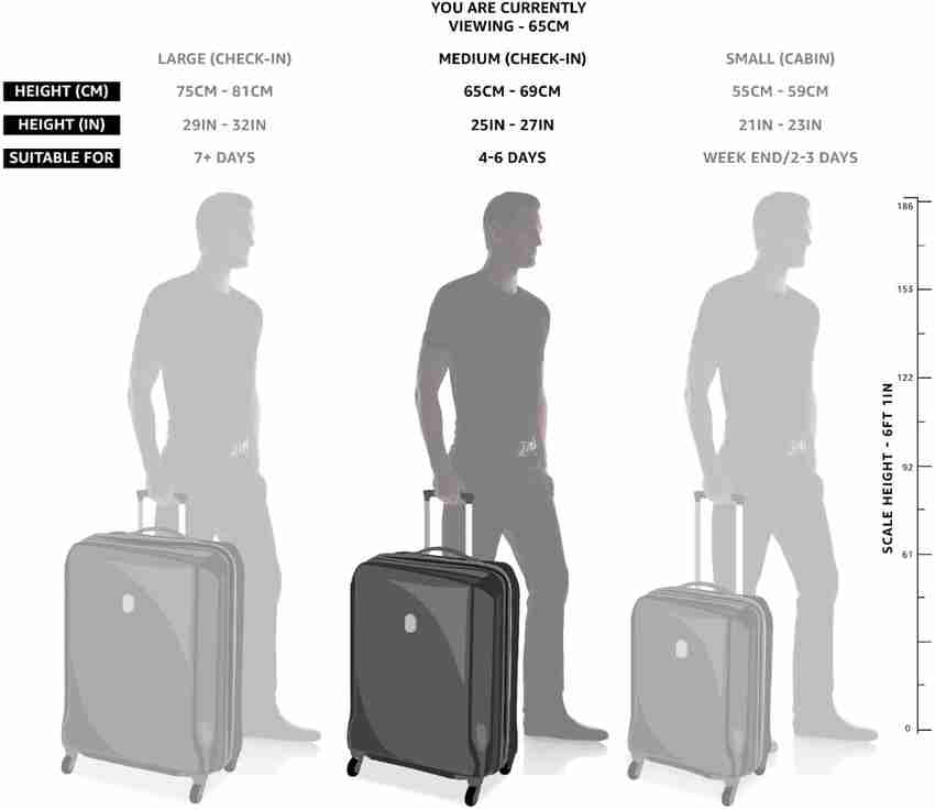 Medium suitcase size cm sales