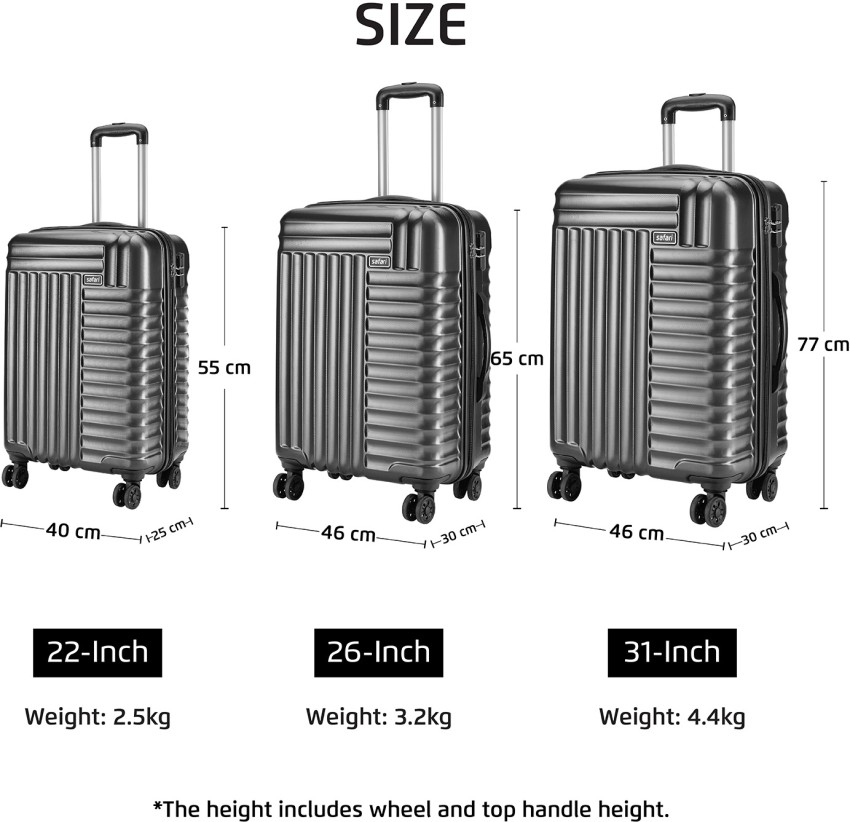 26 cheap suitcase dimensions