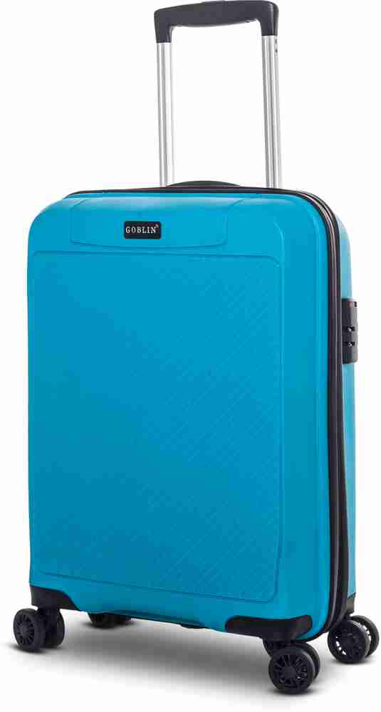 GOBLIN Appeal Luggage Bag with Combination Safe Lock Trolley Bags for Travel Cabin Suitcase 4 Wheels 22 inch Teal Price in India Flipkart