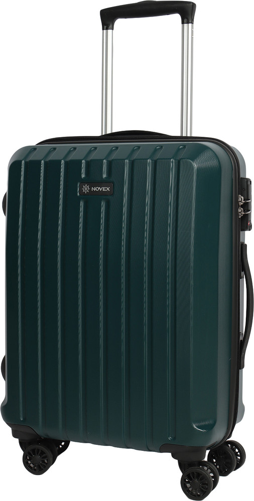 NOVEX Urban Scratch Resistant Trolley Bag with 4 Wheels Anti Theft Zipper TSA Lock Check in Suitcase 4 Wheels 24 inch Green Price in India Flipkart
