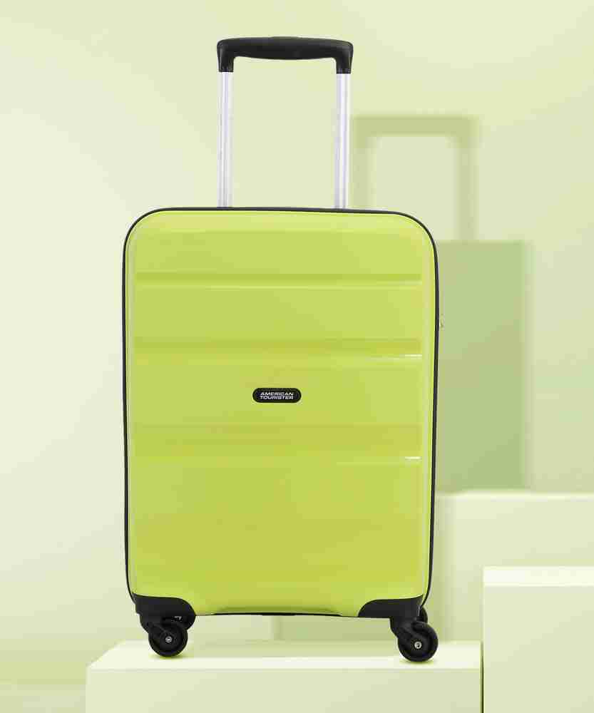 Lime discount green luggage