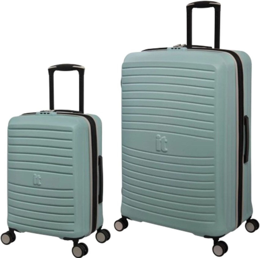 It Luggage Eco Protect 2910 Mint Green ABS 20 28 Inch Trolley Bag Expandable Cabin Check in Set 8 Wheels 28 inch Mint Green Price in India Flipkart