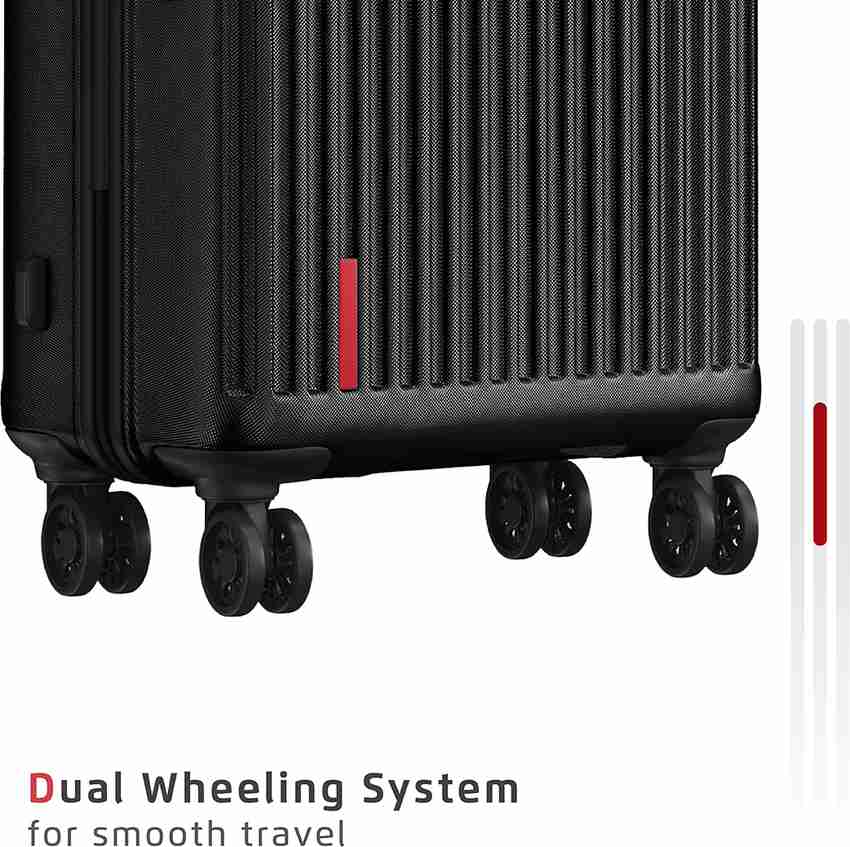 SAFARI Astra Cabin Check in Set 8 Wheels 26 inch Black Price in India Flipkart