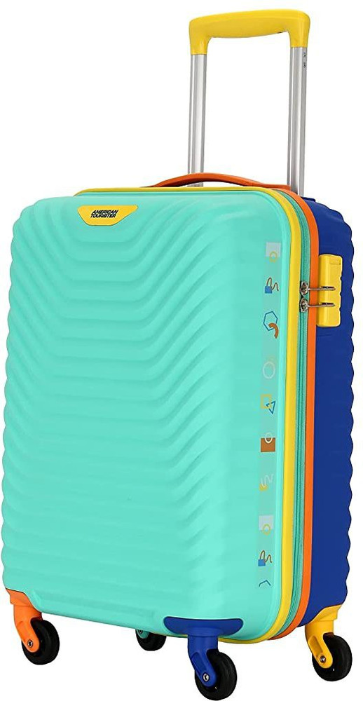 AMERICAN TOURISTER Hard Luggage Trolley Cabin Size Multicolor Cabin Suitcase 20 inch
