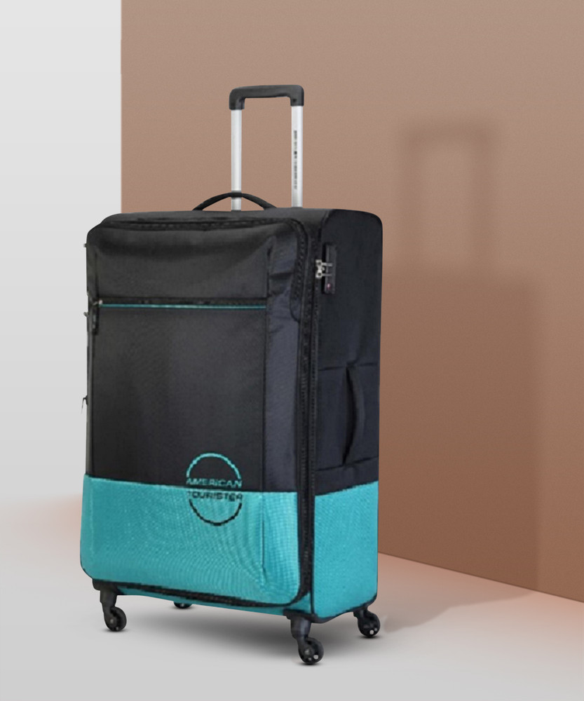 AMERICAN TOURISTER Miami Spinner Black Trolley Bag AMT MIAMI SPINNER 70CM BLACK Check in Suitcase 4 Wheels 27 inch Black Price in India Flipkart