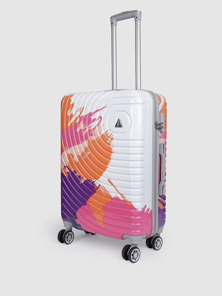 Teakwood leather trolley bag cheap