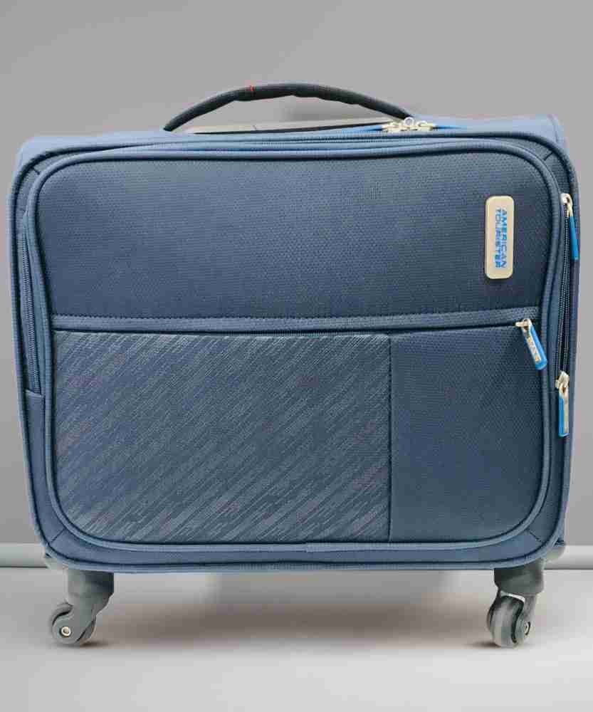 AMERICAN TOURISTER PILOT BUSINESS CLASS TROLLEY NORTON NAVY Expandable Cabin Suitcase 4 Wheels 19 inch NAVY Price in India Flipkart