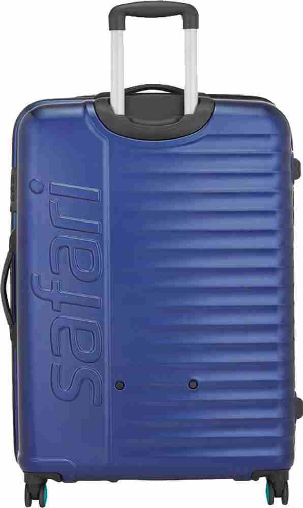 SAFARI Ignite Polycarbonate Luggage Set of 3 Trolley Bags 55 71 81 cm Cabin Check in Set 8 Wheels 31 inch BLUE Price in India Flipkart