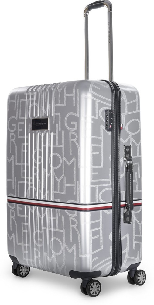 TOMMY HILFIGER Twister Cabin Suitcase 8 Wheels 23 Inch Silver