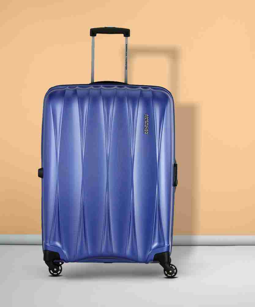 AMERICAN TOURISTER Arona SP Check in Suitcase 4 Wheels 26 inch Midnight Blue Price in India Flipkart