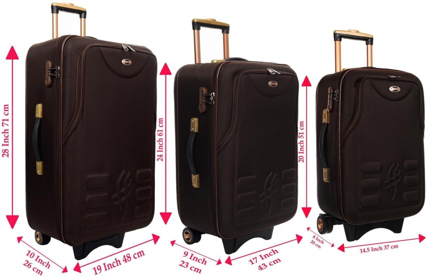 28 inch trolley bag dimensions in cm deals