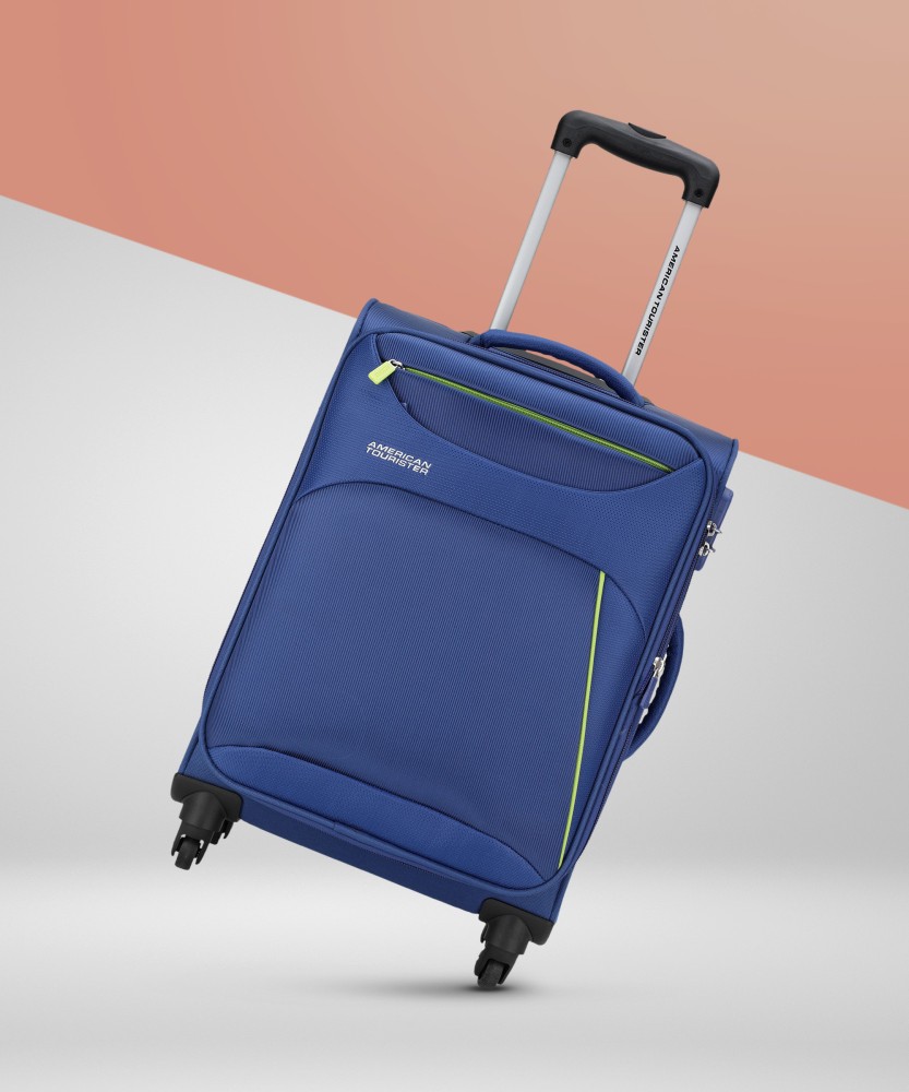 AMERICAN TOURISTER AMT Z STRIKE SP56CM ROYAL BLUE Expandable Cabin Suitcase 4 Wheels 22 inch Royal blue Price in India Flipkart