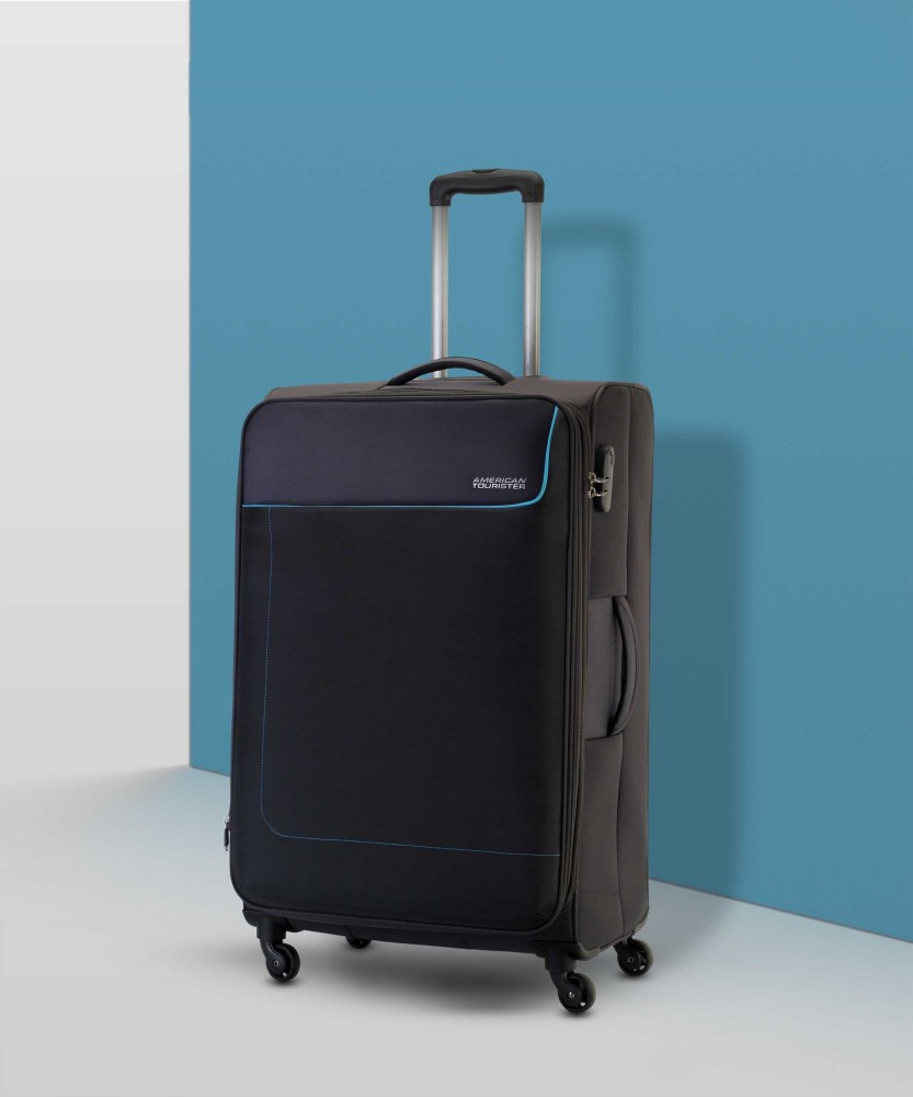 AMERICAN TOURISTER Jamaica Expandable Check in Suitcase 4 Wheels 22 inch GREY Price in India Flipkart